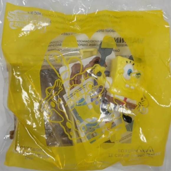 Full set SpongeBob McDonalds 2021 Happy Meal toys, all 10 toys NEW IN PACKAGE - Picture 3 of 11
